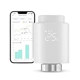 SONOFF Smart Heizkörperthermostat TRVZB, Smart Heizungsthermostat mit App-Funktion, Zigbee Thermostat Benötigt Zigbee 3.0 Hub, kompatibel mit Amazon Alexa/Home Assistant