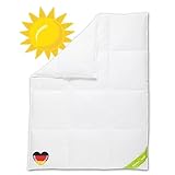 Koru Kids® Kinder Daunendecke 100 x 135 cm – 100% Daunen – Kinderbettdecke Sommer – Baby Bettdecke Kinder 100 x 135 – bis 60 Grad waschbar – Kinderdecke 100x135 – Made in Germany