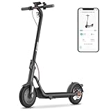 E-Scooter mit Straßenzulassung, NAVEE V40 ABE Elektroroller Belastung bis 120KG, 40KM Reichweite, LED Display, max.20km/h, 300W, 10 Zoll Wabenreifen, APP, Duales Bremssystem E Roller für Erwachsene