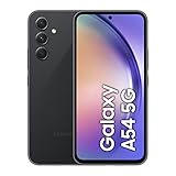 Samsung Galaxy A54 5G, Android Smartphone, 6,4 Zoll Dynamic AMOLED Display, 5.000 mAh Akku, 128 GB/8 GB RAM Handy in Awesome Graphite inkl. 30 Monate Herstellergarantie [Exklusiv bei Amazon]