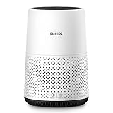 Philips Series 800 Luftreiniger – entfernt Pollen, Staub, Viren und Aerosole* in Räumen mit bis zu 49 m², 3 Geschwindigkeitsstufen, Sleep-Modus (AC0820/10)