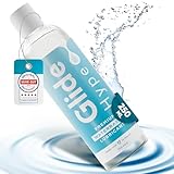 GlideHype PREMIUM Gleitgel auf Wasserbasis | Neutrales Gleitmittel für Mann & Frau | Lubricant | dermatologisch getestet | Kompatibel mit Latex und Silikon (250 ml)