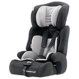 Kinderkraft Kinderautositz COMFORT UP, Autokindersitz, Autositz, Kindersitz, Gruppe 1/2/3 9-36kg, 5-Punkt-Sicherheitsgurt, Einstellbare Kopfstütze, ECE R44/04, Schwarz