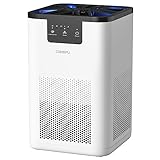 CONOPU Luftreiniger Allergiker HEPA H13 Filter, Air Purifier Aromatherapie-Funktion, Luftfilter Wohnung Nachtlicht, Luftreiniger Raucherzimmer 3-stufige Filtrierung